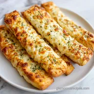 Keto Cheesy Garlic Breadsticks in 22 Minutes Baked Golden