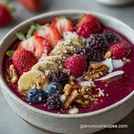 5Minute Fruit Smoothie Bowl: Crispy Baked