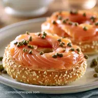 Bagel Breakfast Charcuterie Board for 8