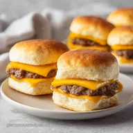Cheeseburger Sliders Oven Baked for 12