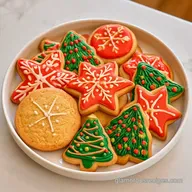 Christmas Cookies With Royal Icing Baked