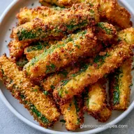 Crispy Baked Zucchini with Parmesan