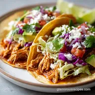 Crockpot Chicken Tacos for 6 Servings