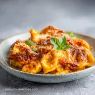 Easy Baked Tortellini Casserole with Meat Sauce in 40 Minutes