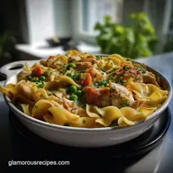 Easy Chicken Pot Pie Noodle Skillet: 35-Minute One-Pan Comfort