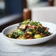 Easy Smashed Roasted Brussels Sprouts