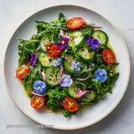 Edible Flower Salad Garnish in 15 Min