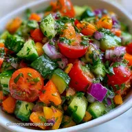Fresh Vegetable Salad in 15 Minutes