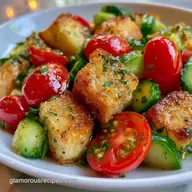 Greek Panzanella Salad for 6 Servings