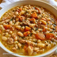 Ground Turkey Bean Soup in 45 Minutes