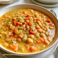 High Protein Chickpea Soup: Smoky and Zesty