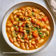 Instant Pot Bean Soup for 6 Servings