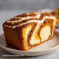 Pumpkin Cream Cheese Bread with Streusel
