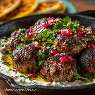 Ground Lamb Recipes: Moroccan Kofta with Whipped Feta Dip