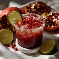 The Best Pomegranate Margarita Fall Drink Recipe with Lime