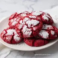 Failure-Proof Red Velvet Crinkle Cookies