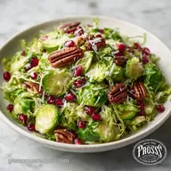 Shaved Brussels Sprout Salad with Pecans