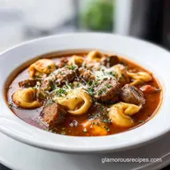 Slow Cooker Creamy Sausage Tortellini Soup