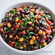 Southwestern Black Bean Salad Meal Prep
