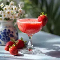 Strawberry Daiquiri Cocktail Mix: Vibrant Crimson Syrup