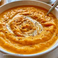 Sweet Potato Lentil Soup for 6 Servings