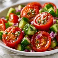 Tomato Cucumber Salad in 20 Minutes