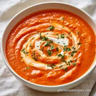 Creamy Tomato Soup with Greek Yogurt