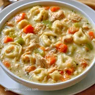 Tortellini Soup with Chicken in 40 Minutes
