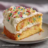 Vanilla Dream Cake with Toasted Coconut