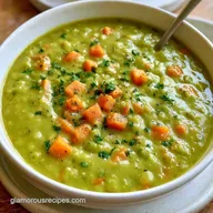 Vegetarian Split Pea Soup for 8 Cups
