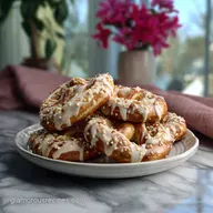 White Chocolate Pretzels with Shattering Shell