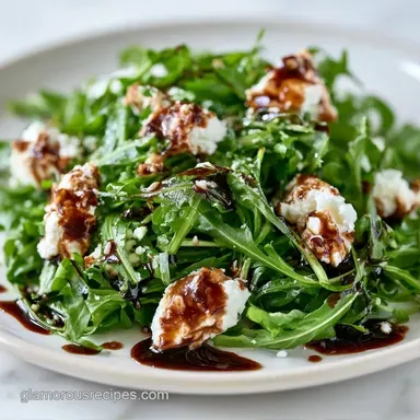 Arugula Goat Cheese Salad in 20 Minutes Recipe Card