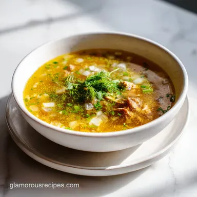 Caldo de Pollo: Authentic Mexican Chicken Soup in 75 Minutes