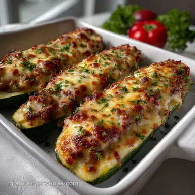 Italian Stuffed Zucchini: 40-Minute Tender Zucchini Boats