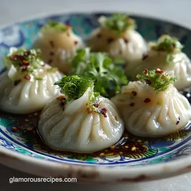 Thai Steamed Dumplings Recipe in 50 Minutes Recipe Card