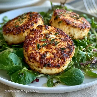 Baked Goat Cheese Salad for 6 Servings Recipe Card