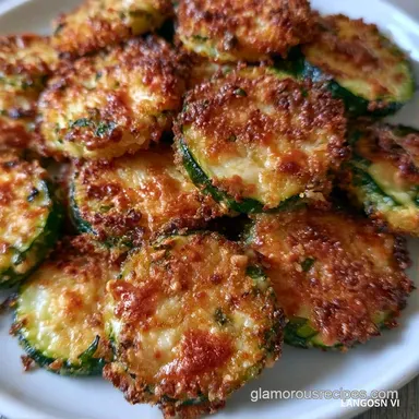 Crispy Baked Zucchini Parmesan Recipe Card