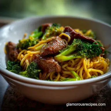 Beef and Broccoli Ramen Stir Fry: Tender Beef in 30 Mins