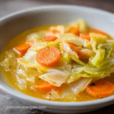 Belly Fat Melter Cabbage Soup: Meal Prep Recipe Card