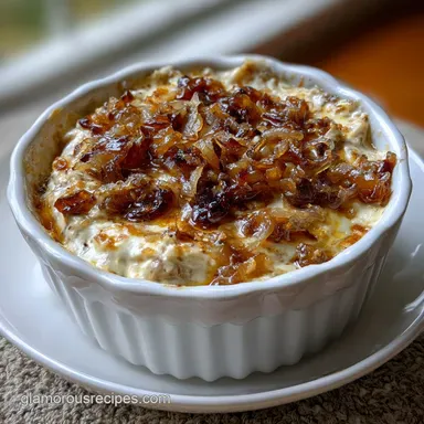 The Best Caramelized Onion Dip Belly: Umami-Rich & Jammy