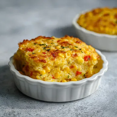 Best Corn Casserole Recipe for 10 Servings with Creamy Texture Recipe Card