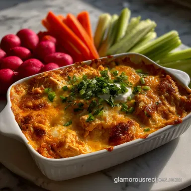 Buffalo Chicken Dip: Velvety Texture