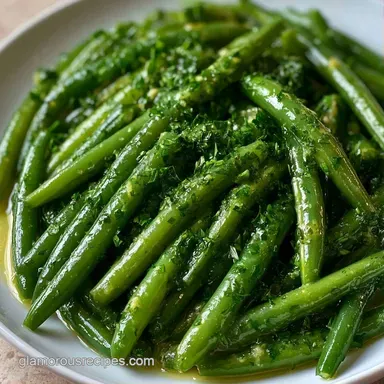 Buttery Spring Green Beans in 20 Minutes Recipe Card