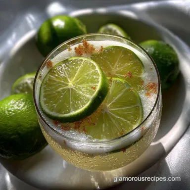 Simple New Year s Eve Cocktail Idea with Champagne: Zesty