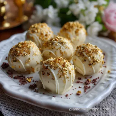 Cute New Year Desserts Fun and: Effervescent Truffles Recipe Card