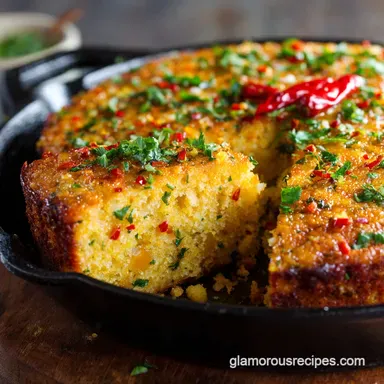 Mexican Cornbread: The Ultimate Cheesy Spicy Fiesta Recipe Recipe Card