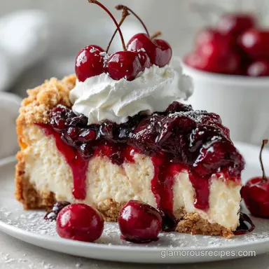 Cherry Cheesecake Dump Cake No-Bake