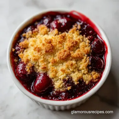 Cherry Dump Cake: Golden and Crisp Recipe Card