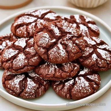 Chocolate Crinkle Cookies in 25 Minutes Recipe Card