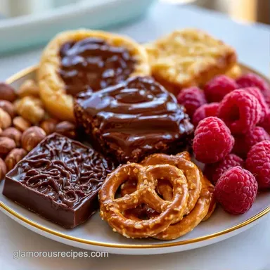 Chocolate Dessert Charcuterie Board for 8 Recipe Card